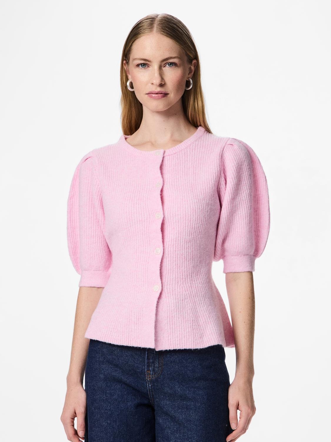 PCSILLY Knit Cardigan - Roseate Spoonbill - VERO MODA & VILA Bergvik